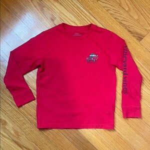Vineyard Vines Kids Christmas Long Sleeve Tee